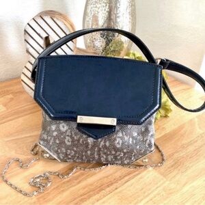 Alexander Wang Marion Snake Print Snake Effect Texture Leather Shoulder Bag